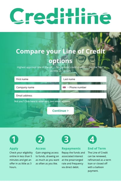 Creditline | Apply for a line of credit